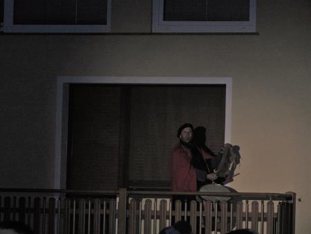 Predstavo Božična noč, smo izjemoma odigrali v Božični vasi Banovci 17